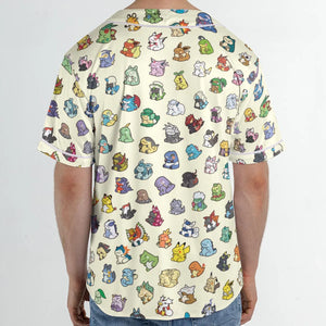 Pokemon In Substitute Style Unisex Baseball Jersey