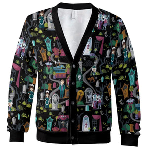 Haunted Mansion Map Cardigan