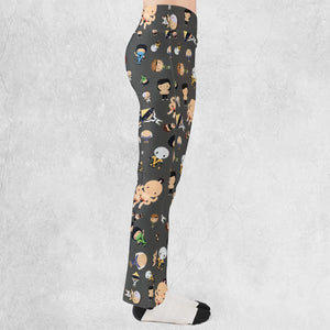 Finish Him Mortal Kombat Flare Leggings