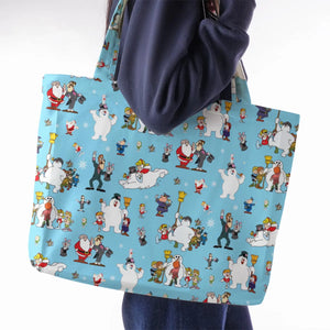 Cast Frosty The Snowman Large Tote Bag
