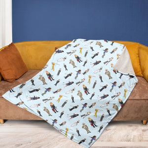 Tarantino Style Kill Bill Fleece Blanket