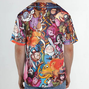 Land of Ooo Adventure Time Unisex Baseball Jersey
