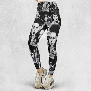 Horror Ladies Slay Collage Classic Horror Movies Legging