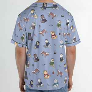 Purrs and Recreation Parks and Recreation Unisex Baseball Jersey