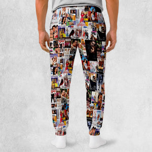 Chick Flick Movie Poster Collage Sweatpants