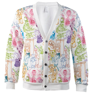 Colorful Muppets Cardigan