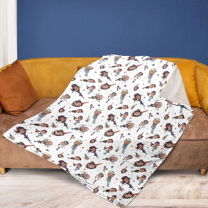 Red White Blaine Waiting For Guffman Fleece Blanket