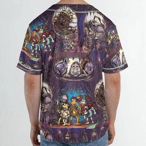 It's All Connected Fraggle Rock Unisex Baseball Jersey
