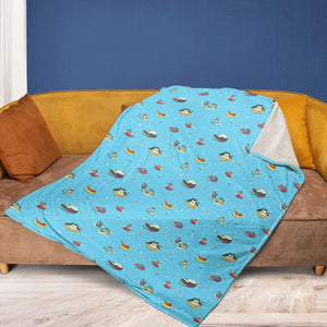 Pokemon Sunny Days Sea Swim Fleece Blanket