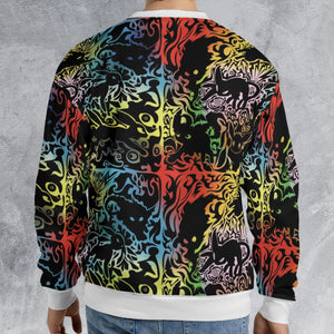 Eevee Pokemon Black All-over Print Sweatshirt
