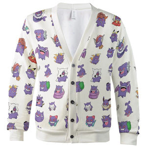 Gengar Cosplay Pokemon Cardigan