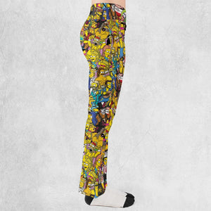 WWF Simpsons Flare Leggings