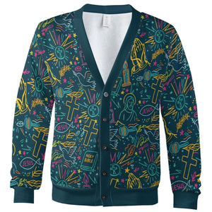 Holy Bible Christian Cardigan