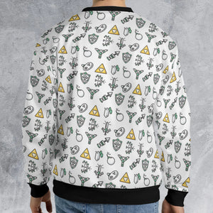 The Zelda Pixel Style All-over Print Sweatshirt