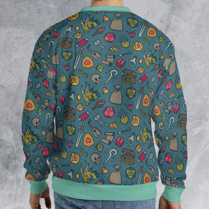 Play Your Role DnD All-over Print Sweatshirt