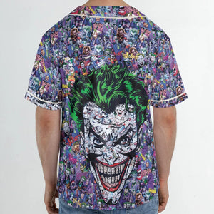 Joker The Most Favourite Characters Pattern Unisex Baseball Jersey