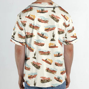 Wild West John Wayne Unisex Baseball Jersey