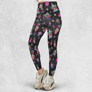 Space Horror Movie Killer Klowns Outer Legging