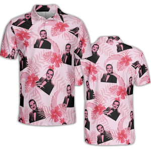 The Andy Griffith Show Pink Pattern AOP Men/Women Polo Shirt