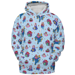 Blue Monster My Pet Monster All-over Print Hoodie