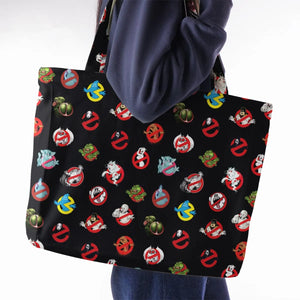 No Ghost Exists Ghostbusters Large Tote Bag
