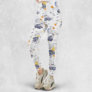 Millennium Falcon Patterns Star Wars Legging