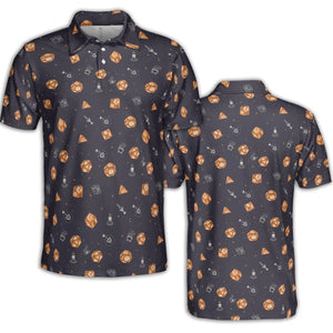 Halloween Dices Pattern AOP Men/Women Polo Shirt