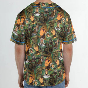 GI Robot Creature Commandos Unisex Baseball Jersey