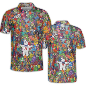 Ghostbusters Toybox AOP Men/Women Polo Shirt