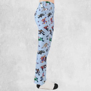 The Suicide Squad Pattern Flare Leggings