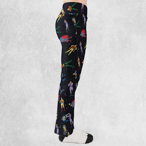 The Super Powers Team Super Friends Flare Leggings