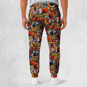 Superhero Comic Book Sweatpants