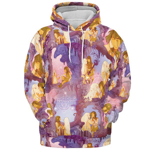 All-over Print Hoodie - 4FNFVYD1 - - 2