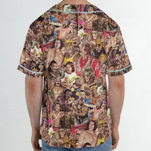 Pro Wrestlers Unisex Baseball Jersey