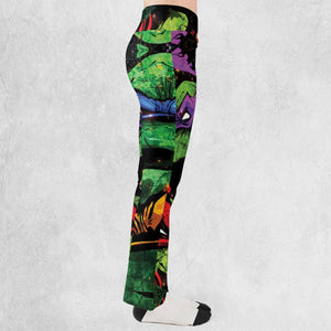 Four Ninja Turtles TMNT Flare Leggings