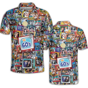The 60s Classic TV Shows AOP Men/Women Polo Shirt