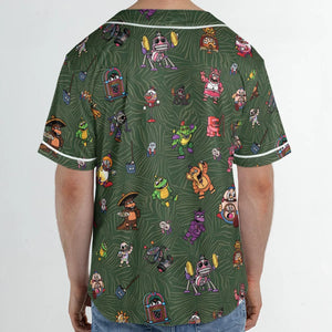 Five Nights at Freddy's Characters Unisex Baseball Jersey