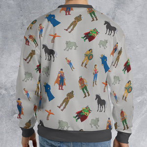 All-over Print Sweatshirt - AYFGD5EU - - 2