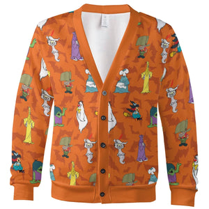 Happy Halloween From Hanna Barbera Cardigan