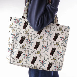 The Killer Rabbit Monty Python Large Tote Bag