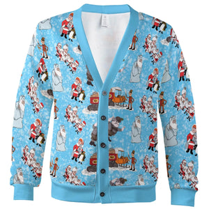 Kris Kringle Santa Claus Is Comin' Cardigan