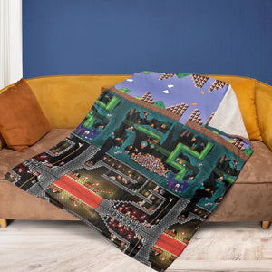 The Pit Super Mario Fleece Blanket