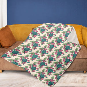 Tropical Tangrowth Pokemon Fleece Blanket