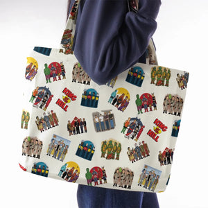 Hank Hill's Friends King Of The Hill Parody Large Tote Bag