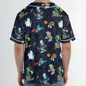 Smurfs Halloween Special Unisex Baseball Jersey