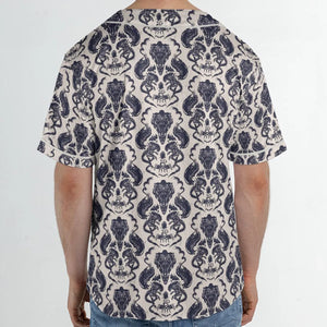 Alien Xenomorph Pattern Unisex Baseball Jersey
