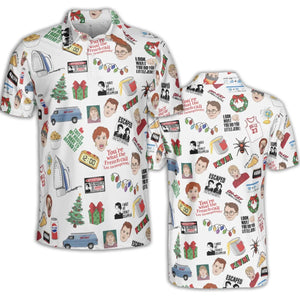 Holiday Pranks Home Alone AOP Men/Women Polo Shirt