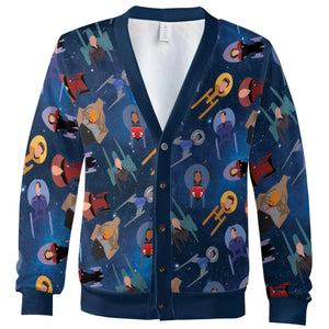 Trek Ships and Captains Cardigan