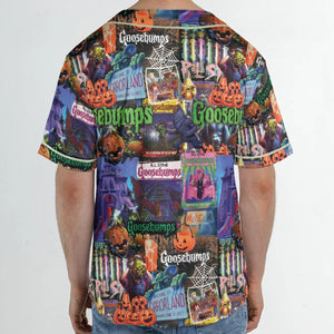 Goosebumps Pattern Unisex Baseball Jersey