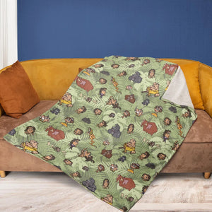 Tarzan Characters Fleece Blanket